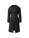 Knwls Alice Denim Coat In Black