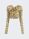 Knwls Anti Cross-over Cropped Top In Multi