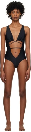 Knwls Black Amber One-piece In Black