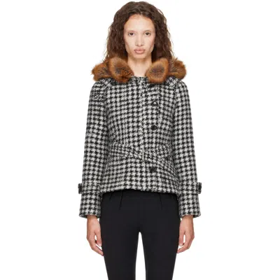 Knwls Black & White Baby Parka Coat