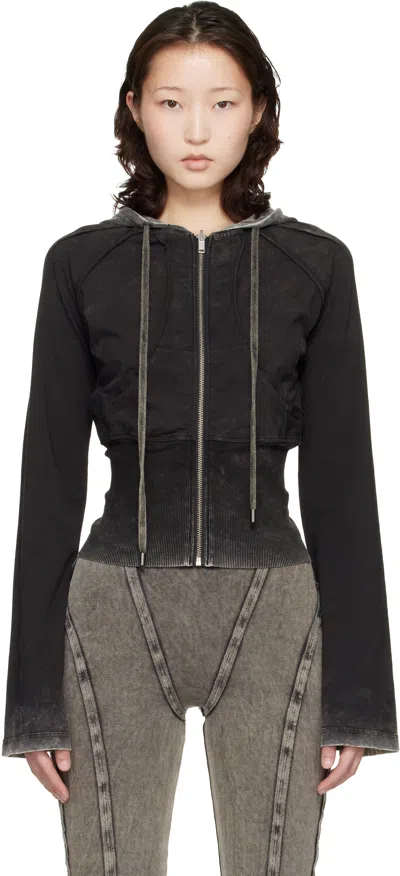 Knwls Bellona Cropped Hoodie In Purple