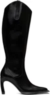 Knwls Black Hellz Riding Boots In Black
