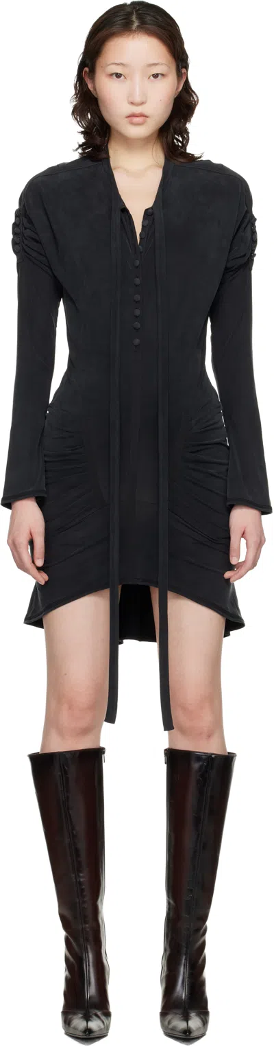 Knwls Black Leia Minidress