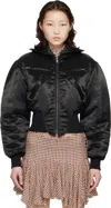 Knwls M Claw Padded Bomber Jacket In Black