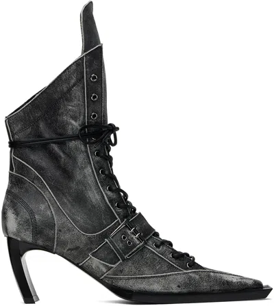 Knwls Black Xserpent Boots In Moto Black
