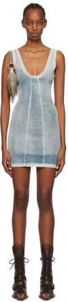 Knwls Blue Enyo Minidress In Petrol