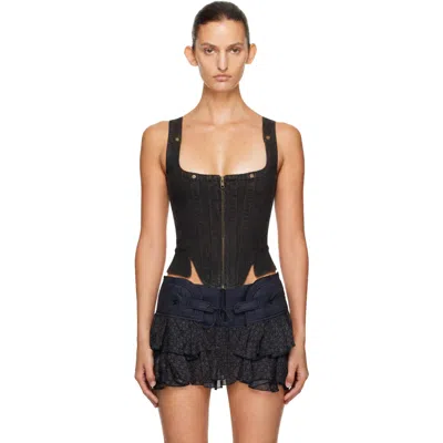 Knwls Brown Alice Bustier Top