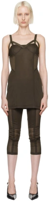 Knwls Brown Grace Minidress In Brown