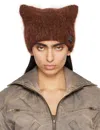 Knwls Brown Precious Beanie In Brown