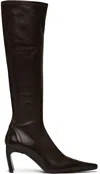 Knwls Brown Serpent Tall Boots In Brown