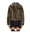 Knwls Collared Jacket In Brown