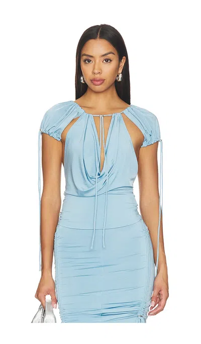 Knwls Cu Top In Light Blue