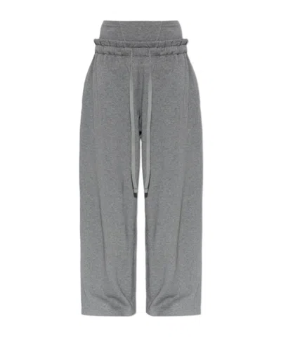 Knwls Haze Drawstring Trousers In Gray
