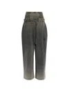 Knwls Drawstring Trousers In Gray