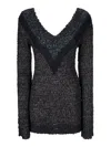 Knwls Explosion Dress In Dark Blue
