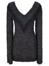 Knwls Explosion Dress In Navy Speck