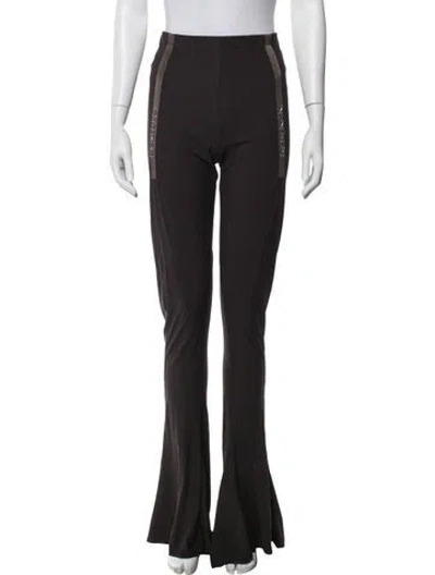 Pre-owned Knwls Flared Pants In Brown