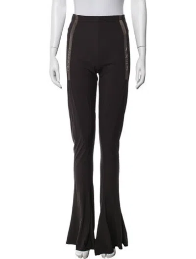 Pre-owned Knwls Flared Pants In Brown