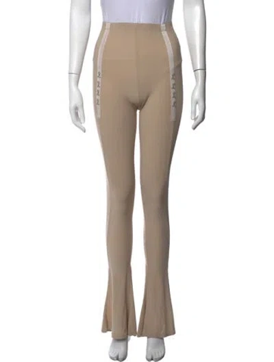 Pre-owned Knwls Flared Pants In Neutrals