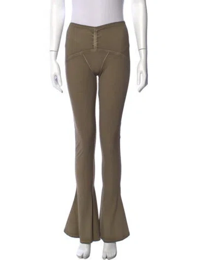 Pre-owned Knwls Flared Pants W/ Tags In Green