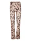 Knwls Thin Mesh Leggings With Anatomical Cutting Lines. In Neutrals