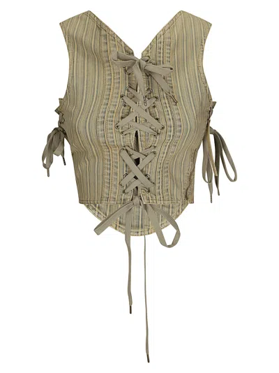 Knwls Gfrc Corset In Beige