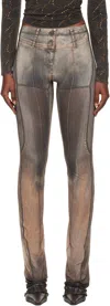 Knwls Gray Halcyon Leggings In Gray