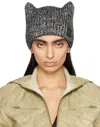Knwls Gray Precious Beanie In Grey