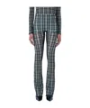 Knwls Halcyon Plaid Flared Pants In Multi
