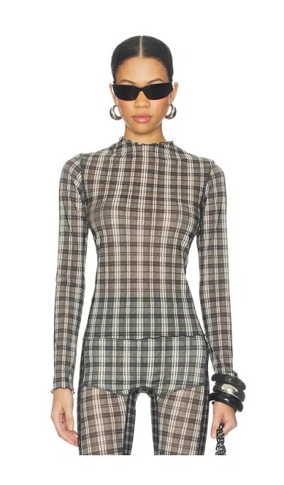 Knwls Halcyon Top In Animal Print