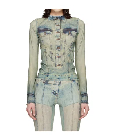 Knwls Halcyon Top In Blue