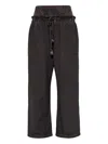 Knwls Haze Drawstring Track Pants In Black