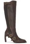 Knwls Hellz Biker Boot In Brown