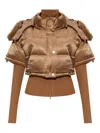 Knwls Hooded Jacket In Brown