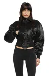 Knwls M Claw Padded Bomber Jacket In Black