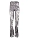 Knwls Mesh Trousers In Gray