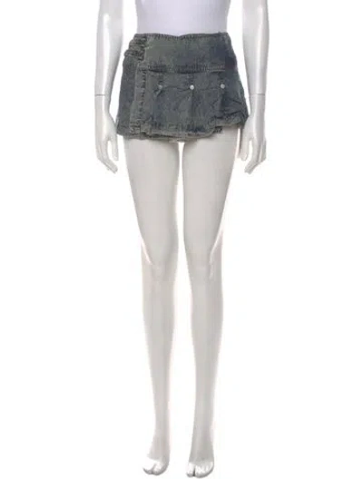 Pre-owned Knwls Mini Skirt In Black