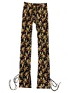 Knwls Perse Trousers Paisley Dark Print In Multi