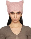 Knwls Pink Precious Beanie In Pink