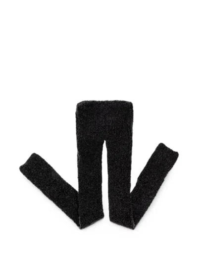 Knwls Precious Animal-ear Scarf Beanie Hat In Black