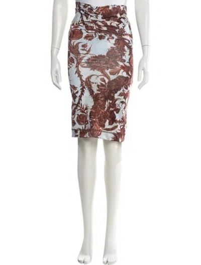 Pre-owned Knwls Printed Mini Skirt In Multi