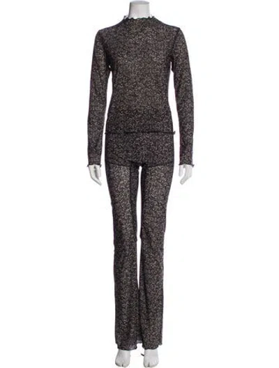 Pre-owned Knwls Printed Set In Gray