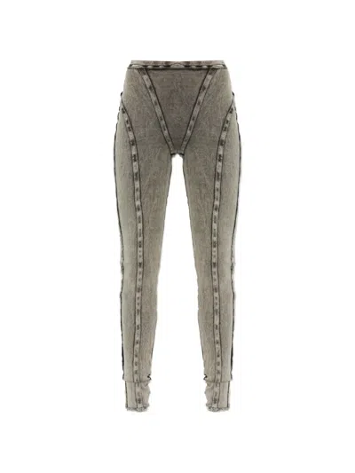 Knwls Scuba Leggings In Gray