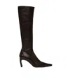 Knwls Brown Serpent Tall Boots In Brown