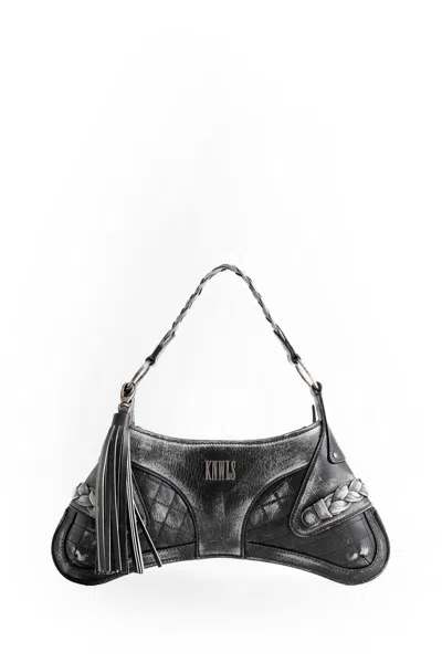 Knwls Black Razr Bag In Grey