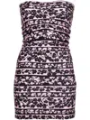 Knwls Skinn Blossom-print Minidress In Rosa