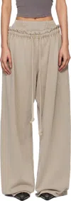 Knwls Taupe Haze Lounge Pants In Faded Taupe