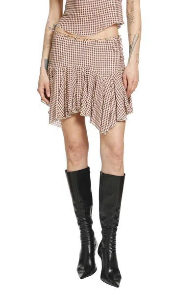 Knwls Tess Skirt In Orange