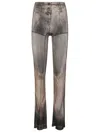 Knwls Thin Mesh Leggings In Gray