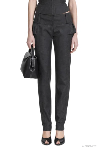 Knwls Victoria Trousers In Gray